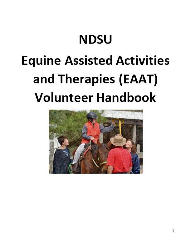 Equine Assisted Activities and Therapies (EAAT) Volunteer Handbook