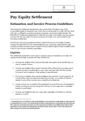 Estimation and Invoice Processguidelines