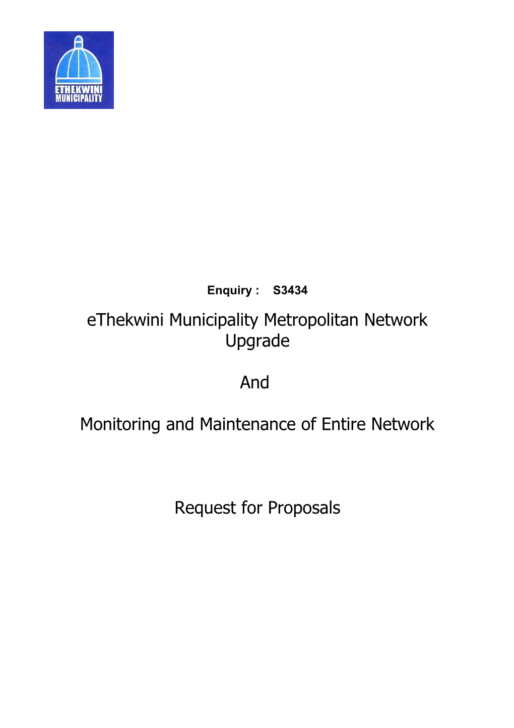Ethekwini Municipality Metropolitan Network