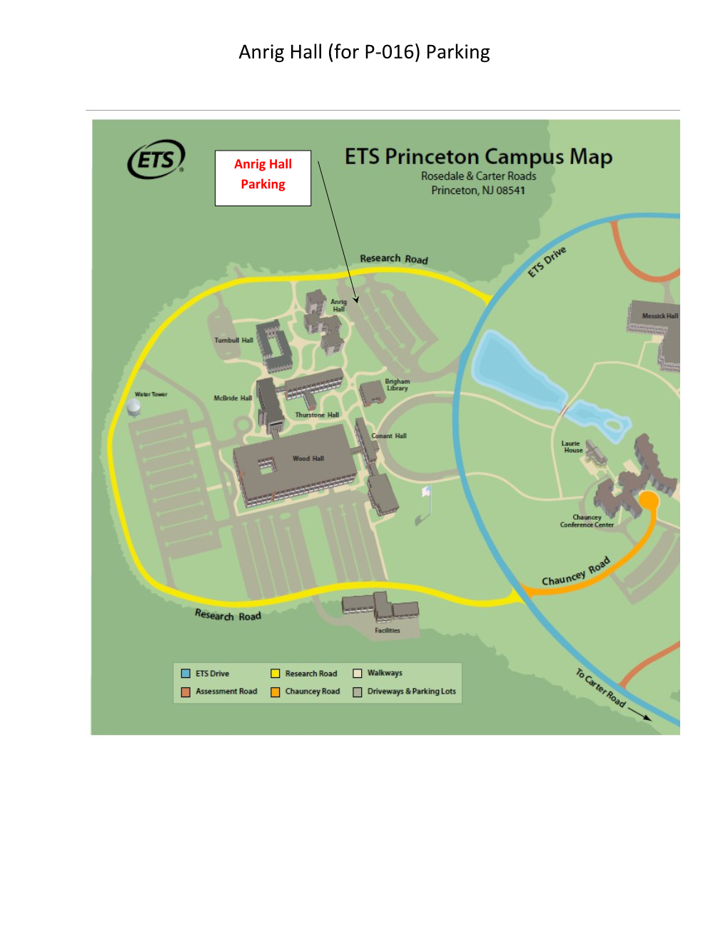 ETS Corporate Headquarters Directions