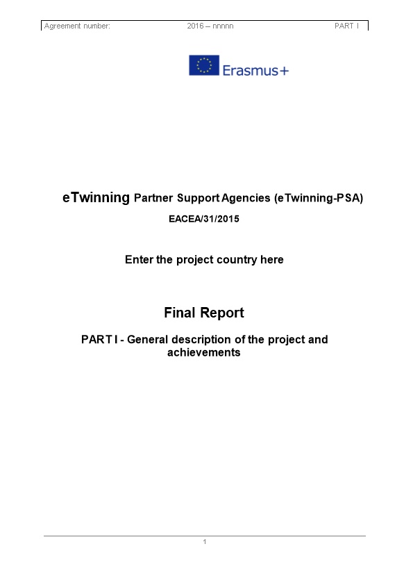 Etwinningpartner Support Agencies (Etwinning-PSA)