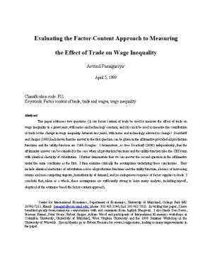 Evaluating the Factor-Content Approach to Measuring