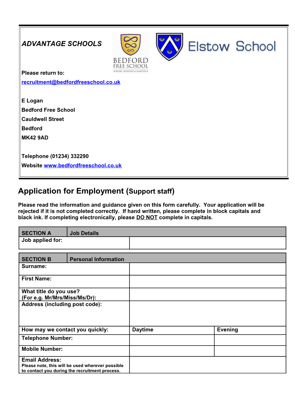 Ex-Employer Reference Check Form