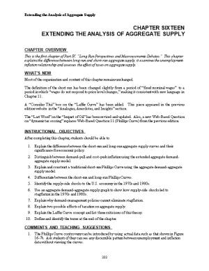 Extending the Analysis of Aggregate Supply