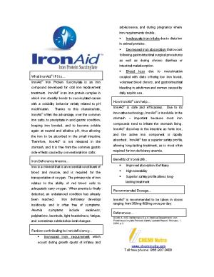 Factors Contributing to Iron Deficiency