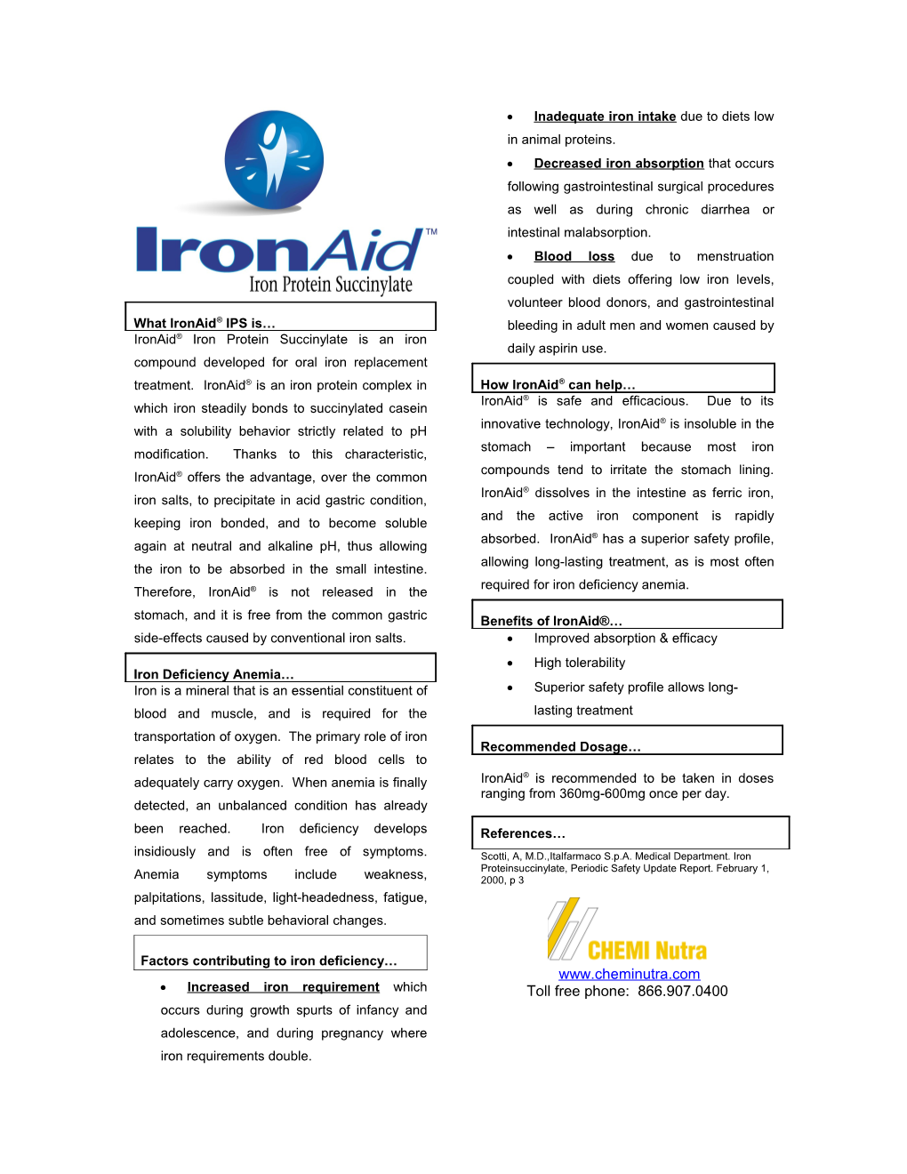 Factors Contributing to Iron Deficiency