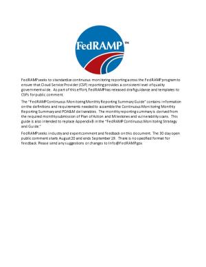 Fedramp ITCP Template