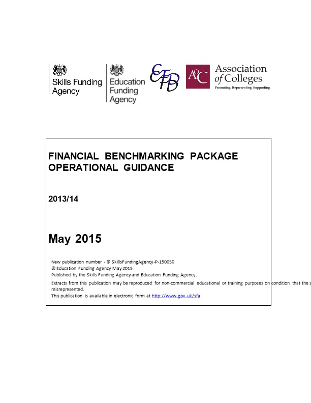 Financial Benchmarking Package