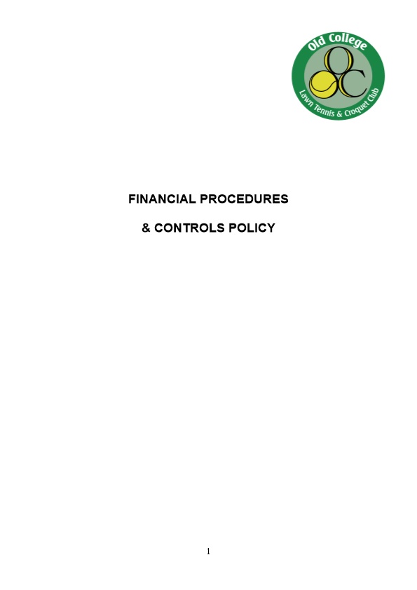 Financial Procedures