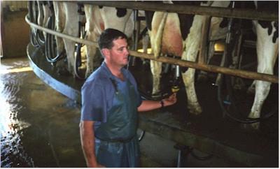 picture of a dairy farmer