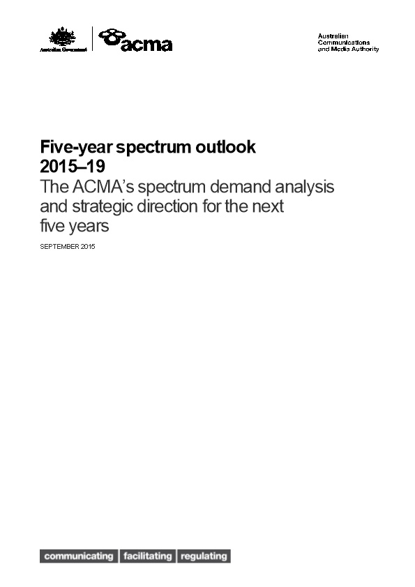 Five-Year Spectrum Outlook