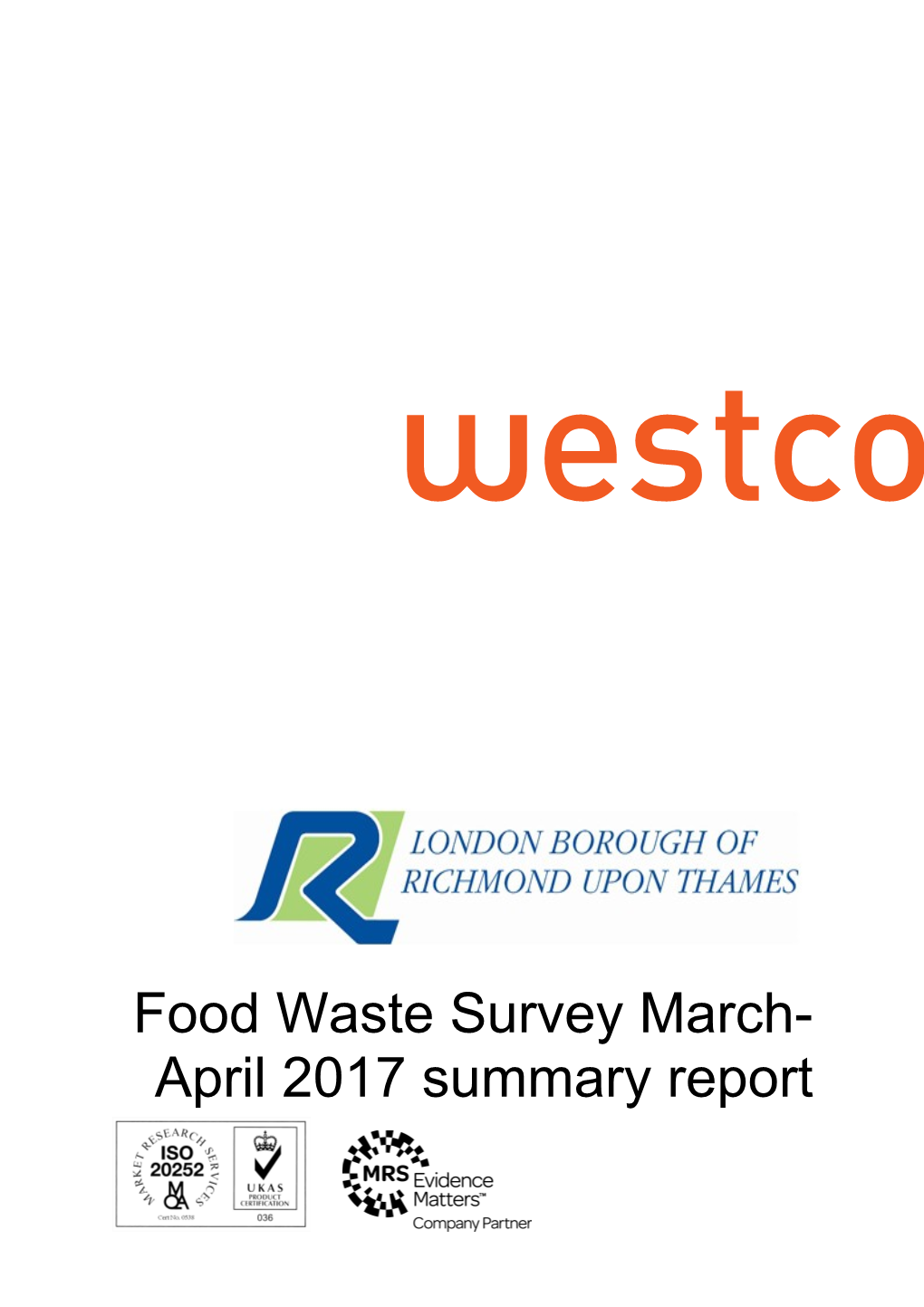 Food Waste Survey March-April 2017 Summary Report
