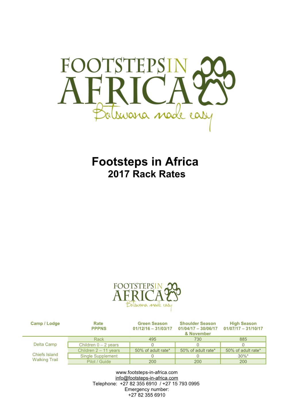 Footsteps in Africa