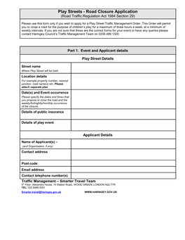 FORM - Section 16 a Temp Request Form 2009