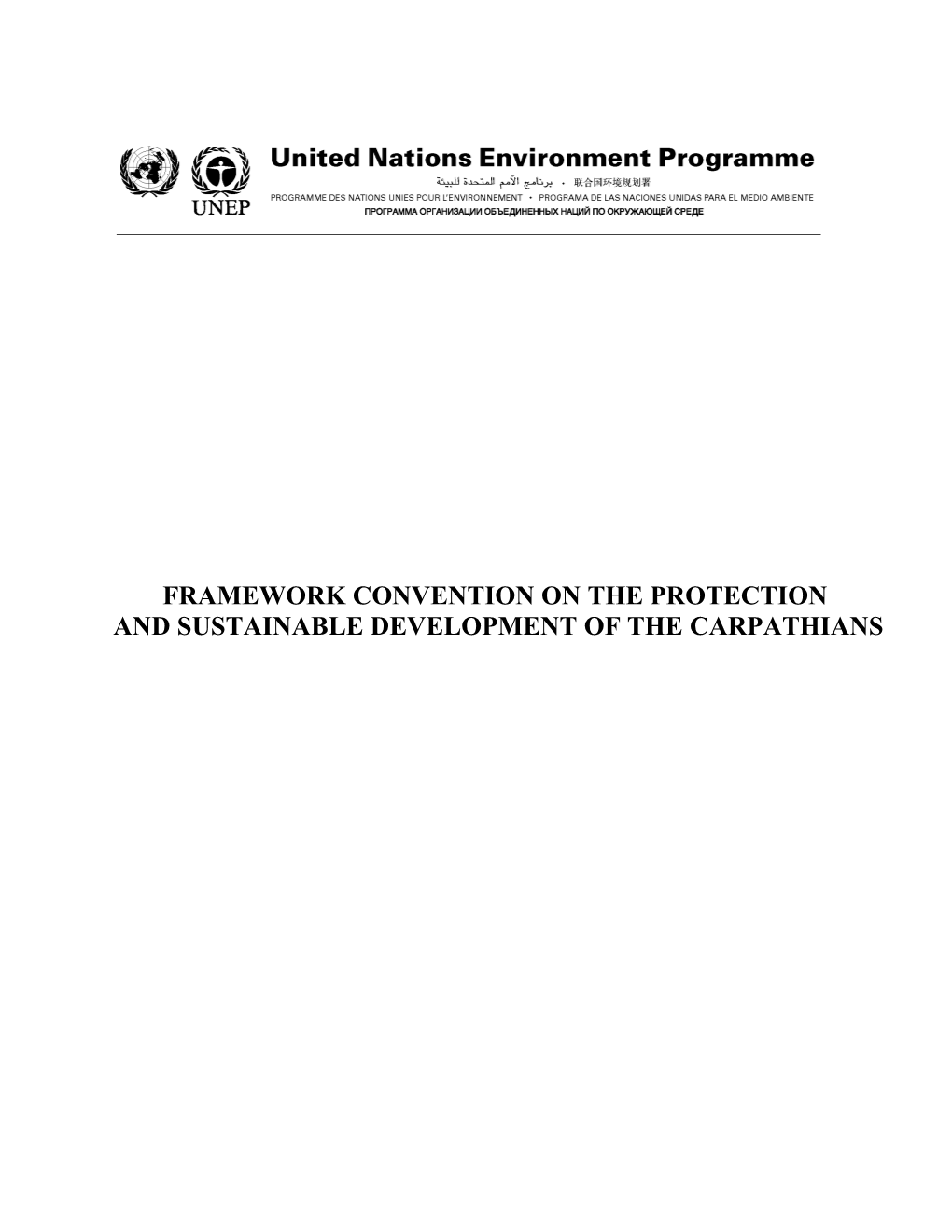 Framework Convention on the Protection