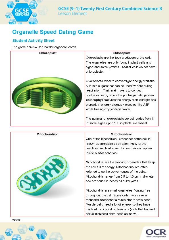 GCSE (9-1) Twenty First Century Combined Science B Lesson Element Learner Activity, Properties