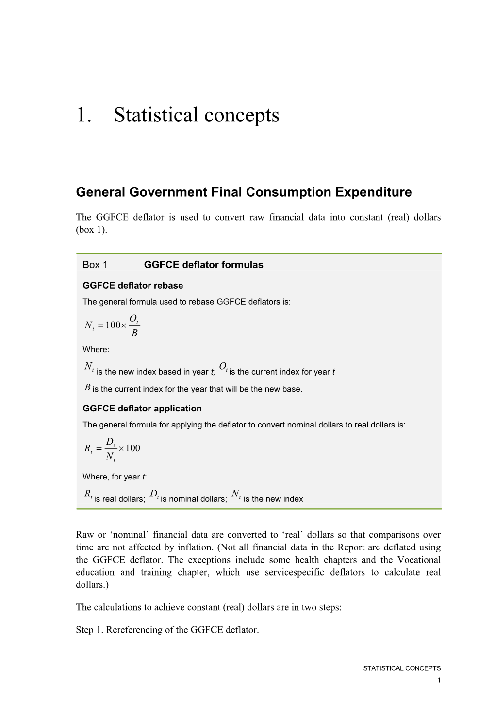 General Government Final Consumption Expenditure
