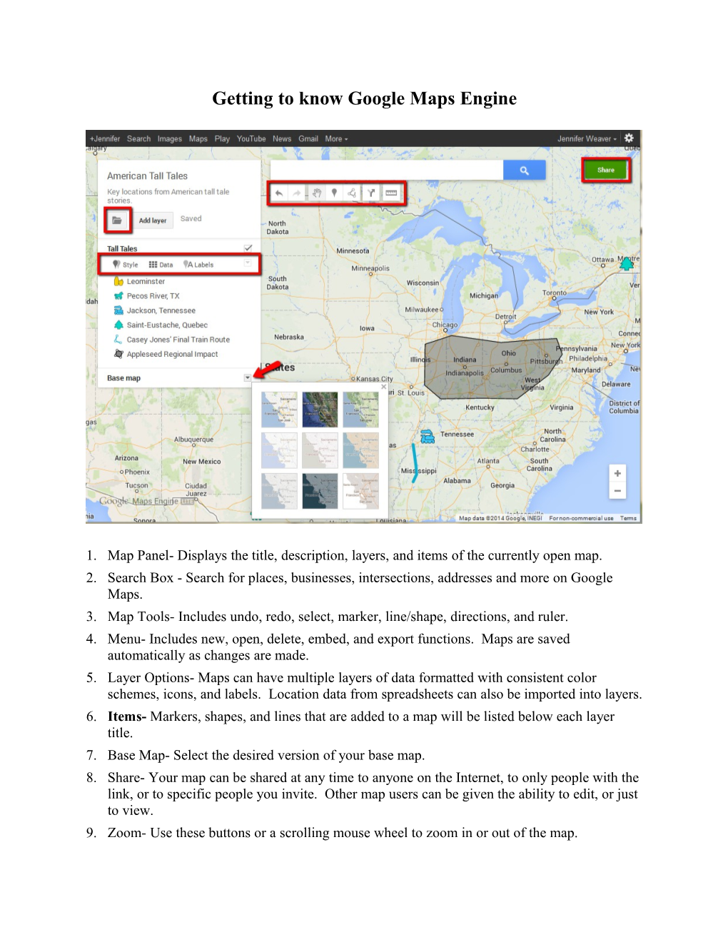 Getting to Know Google Maps Engine