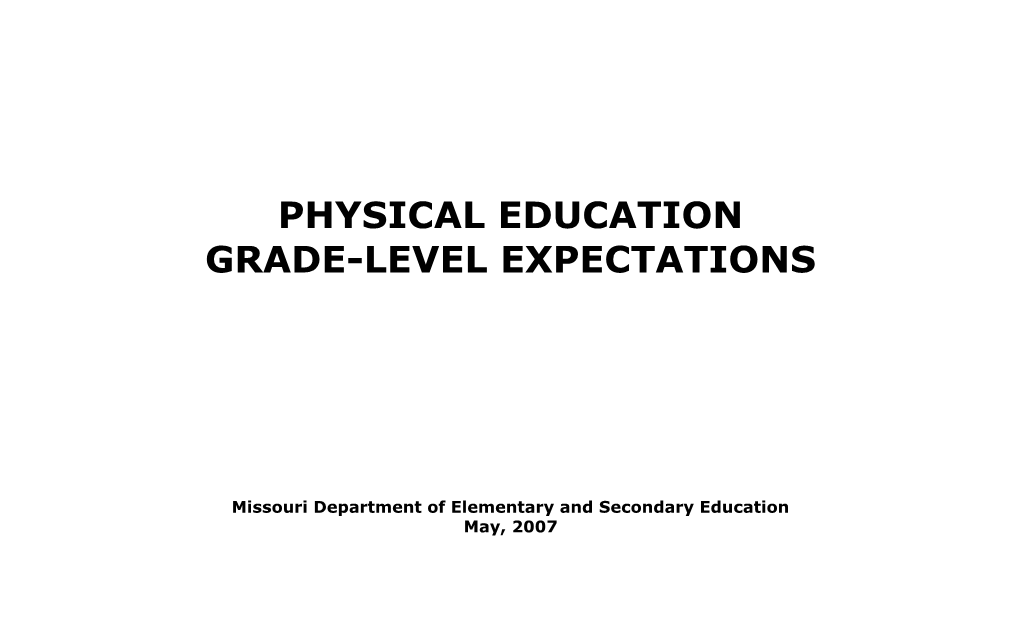 Gles - Physical Education