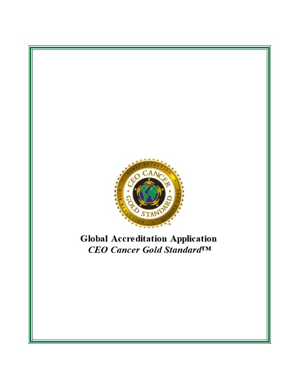 Global Accreditation Application Overview
