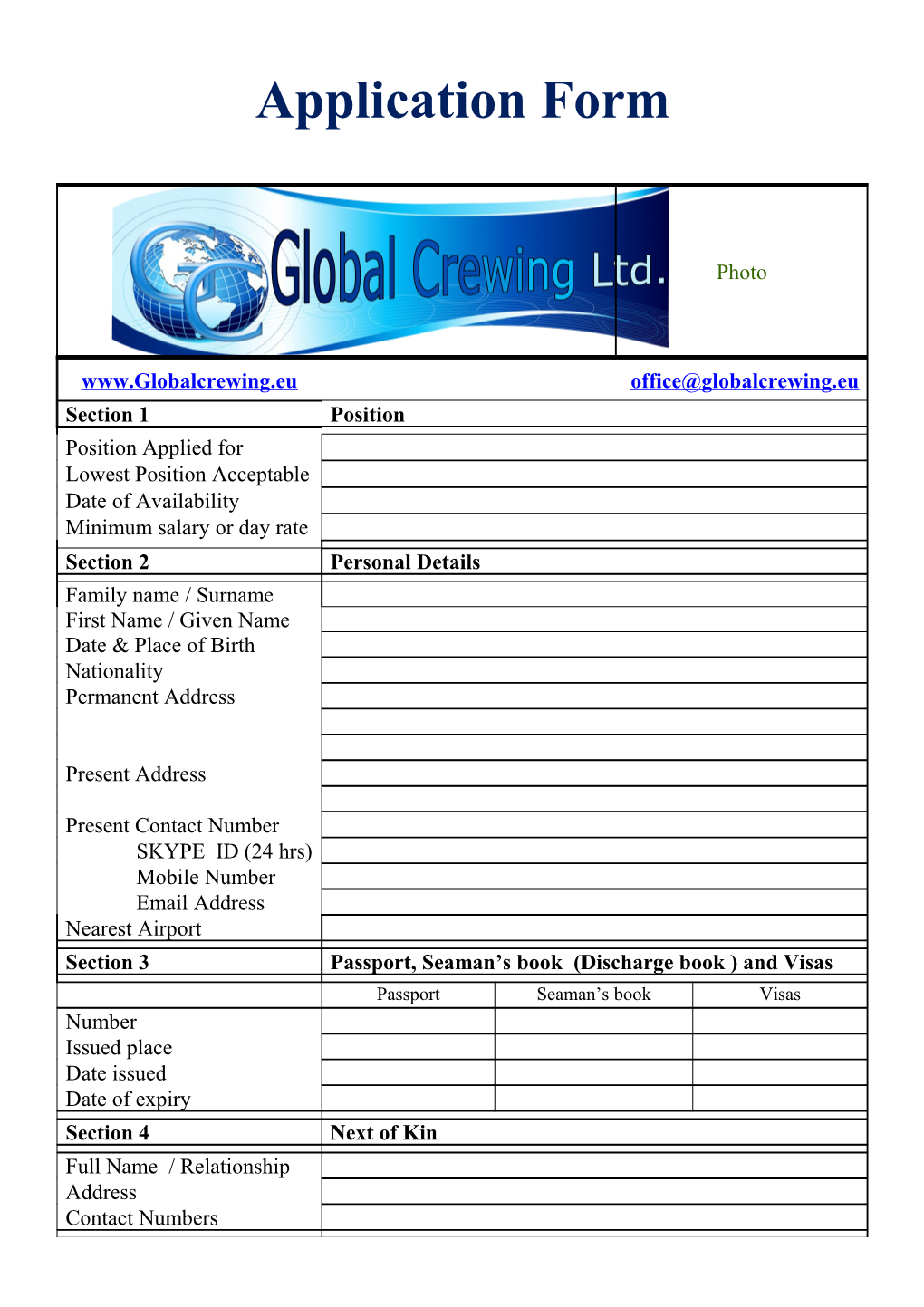 Global Crewing Ltd