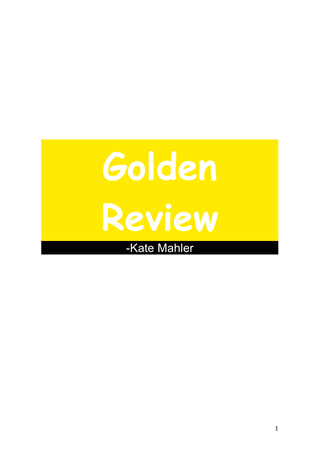 Golden Review