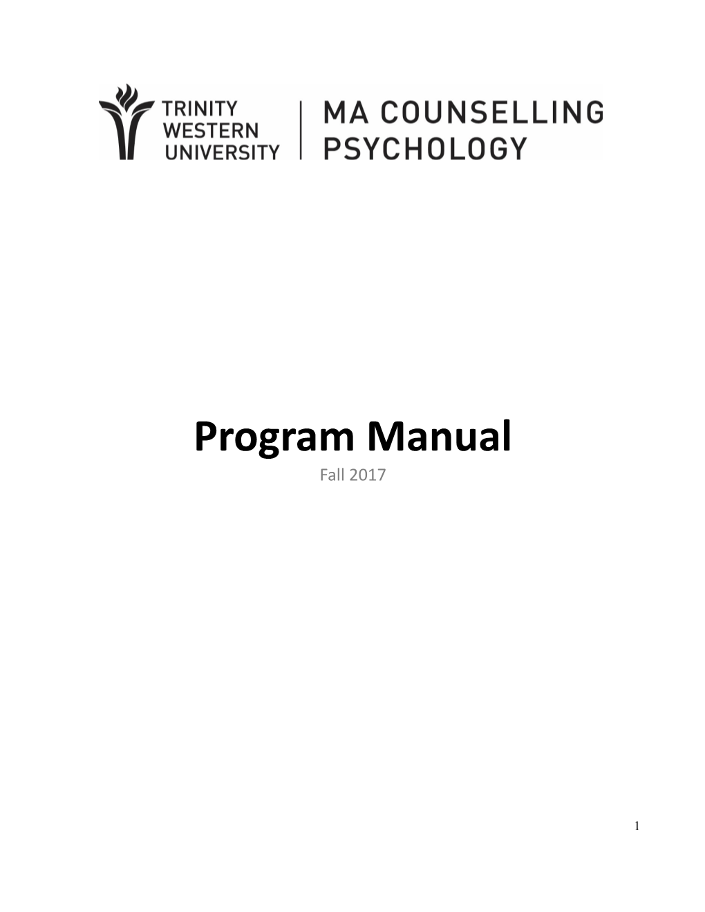 Graduate Program in Counselling Psychology