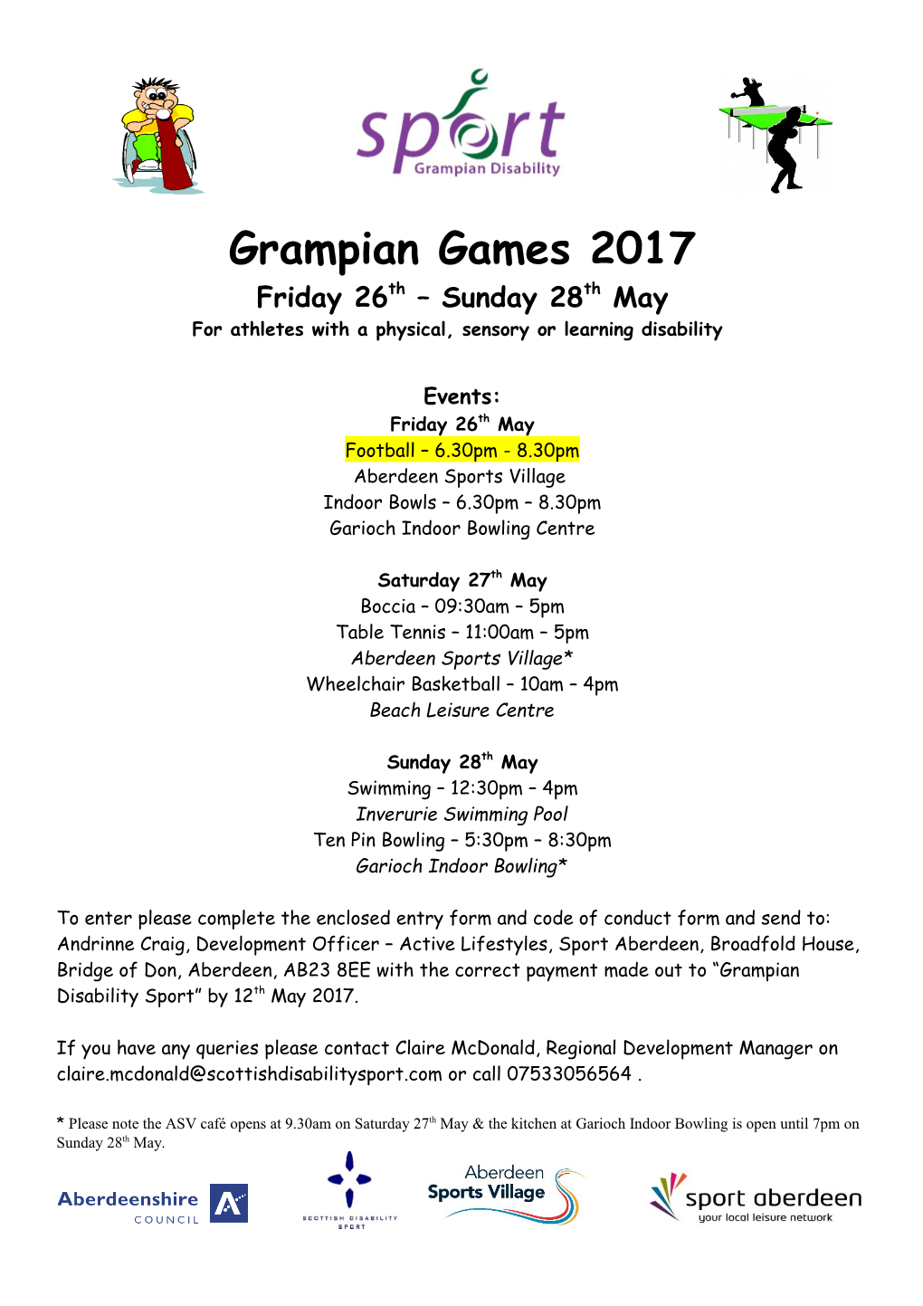 Grampian Games 2017