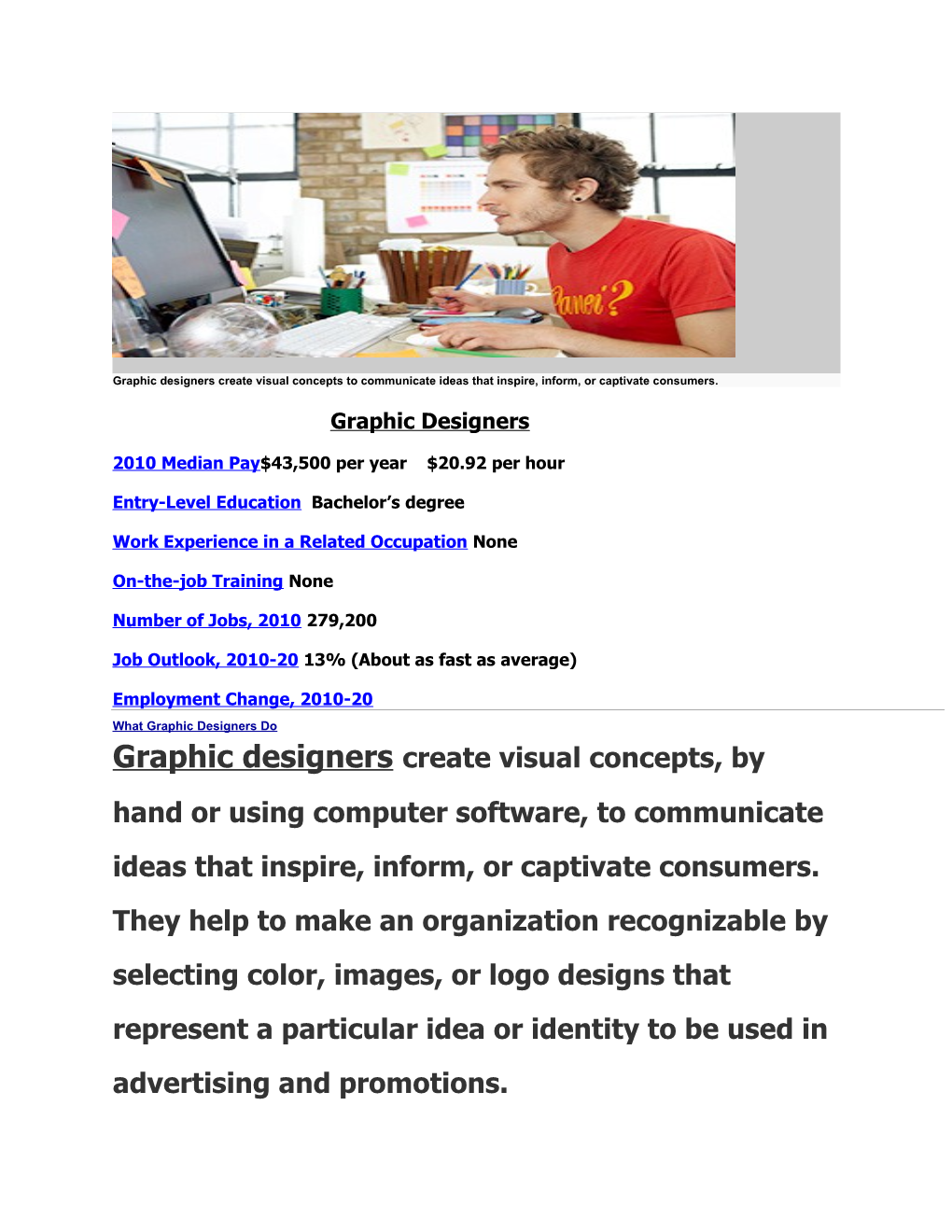 Graphic Designers Create Visual Concepts to Communicate Ideas That Inspire, Inform, Or