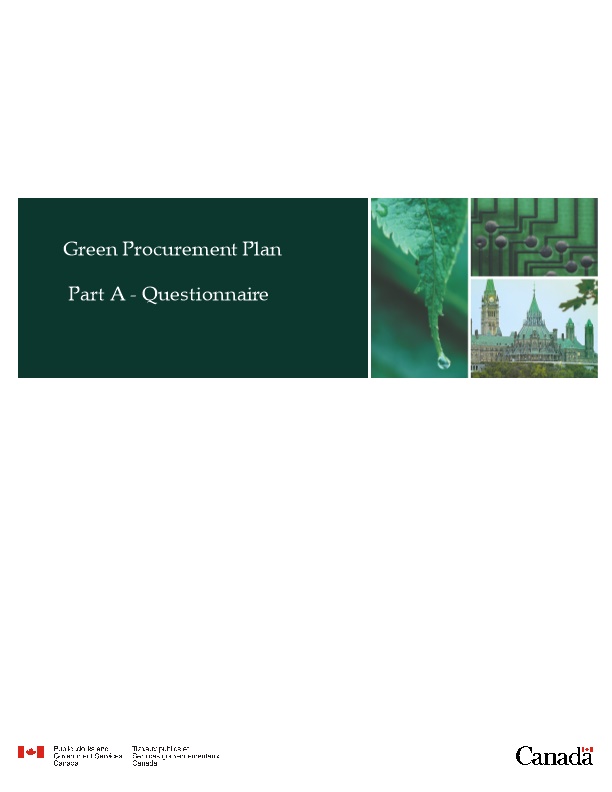 Green Procurement Commodity Template