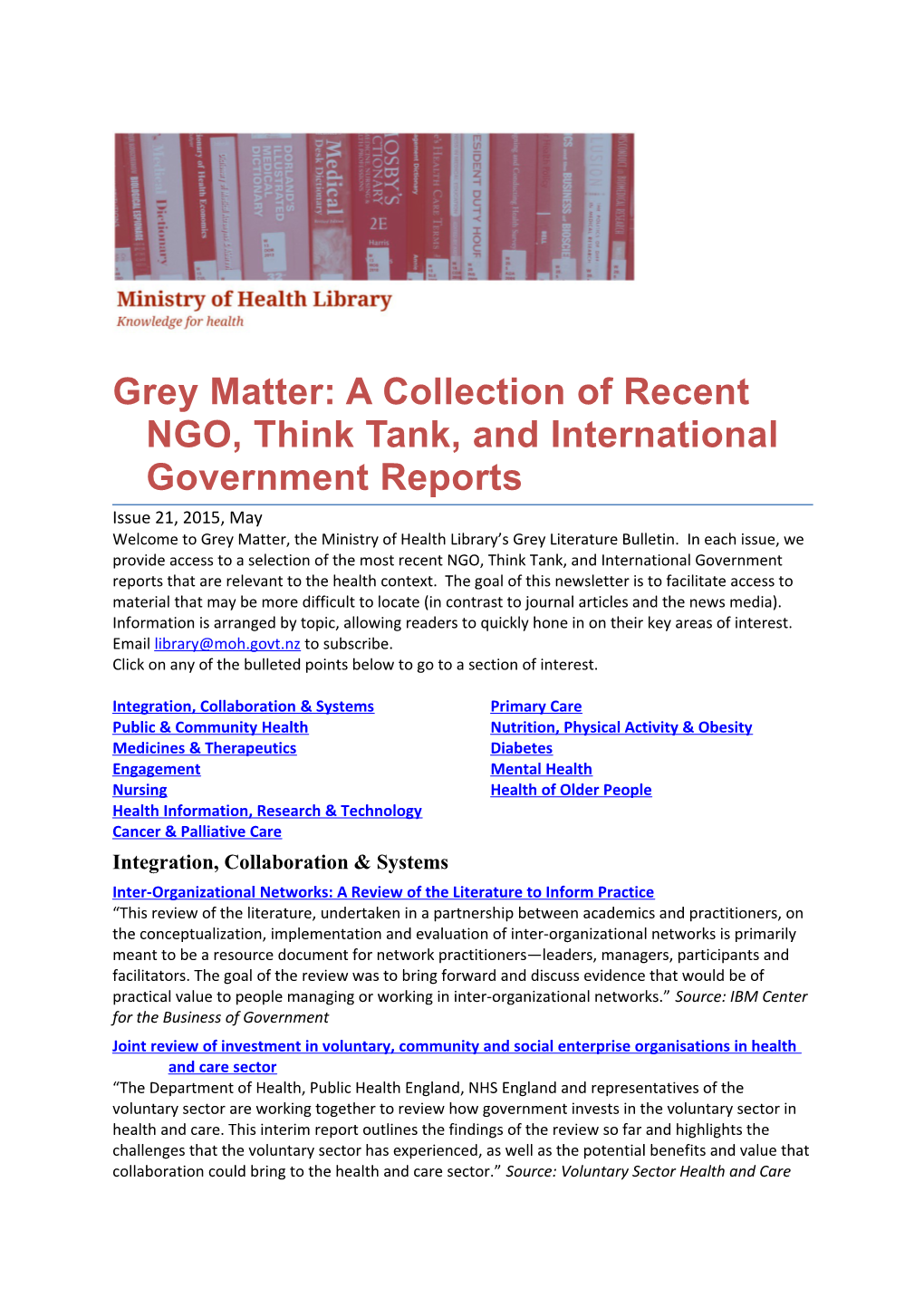 Grey Matter, Issue 21, May 2015