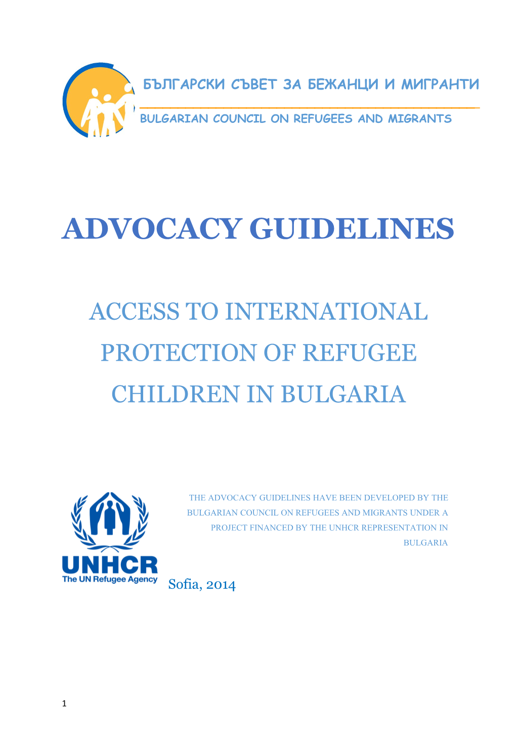 Guidelines on Advocacy