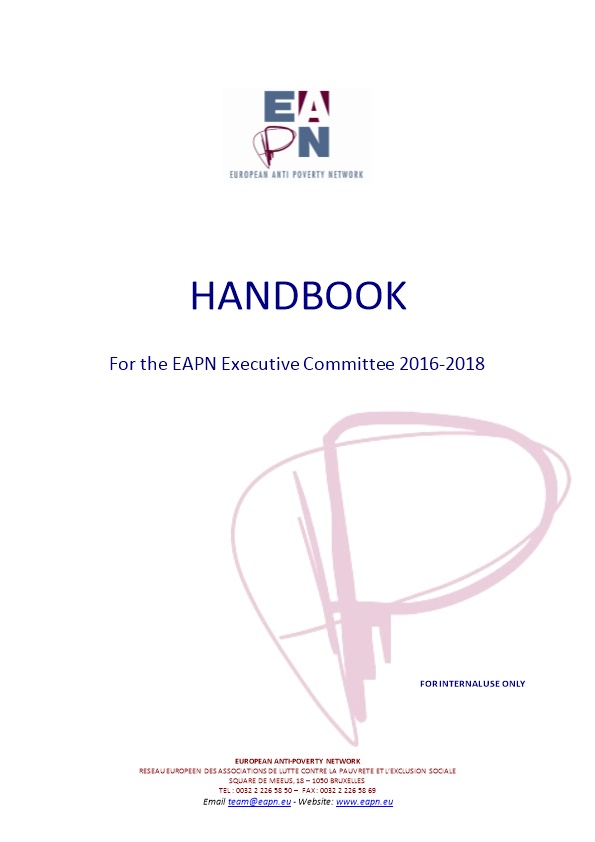 Handbook for the Eapn Executive Committee 2009-2012