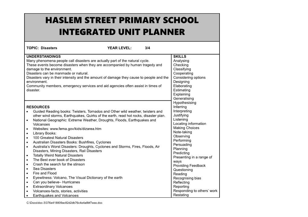 Haslem Street Primary School