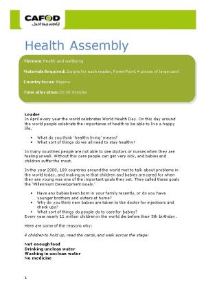 Health Assembly