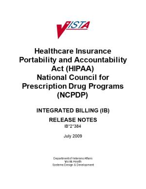 Healthcare Insurance Portability and Accountability Act (HIPAA)