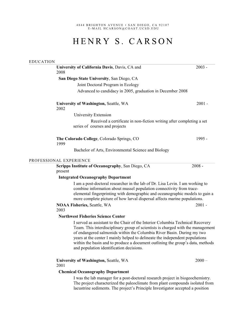 Henry S. Carson