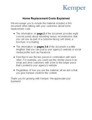 Home Replacement Costs Explained