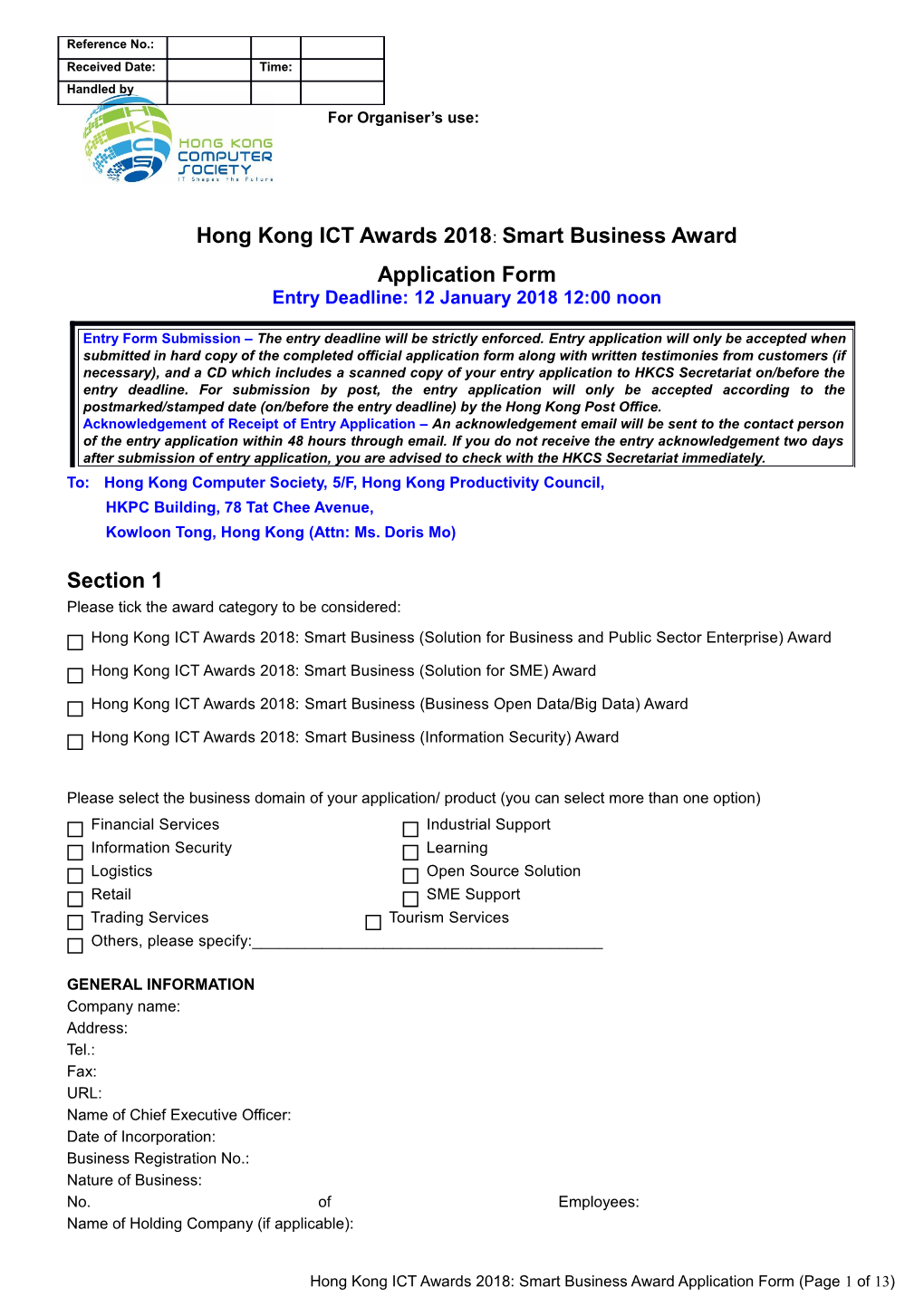 Hong Kong ICT Awards 2018: Smart Business Award