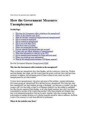 How the Government Measures Unemployment