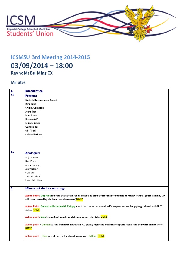 ICSMSU 3Rd Meeting 2014-2015