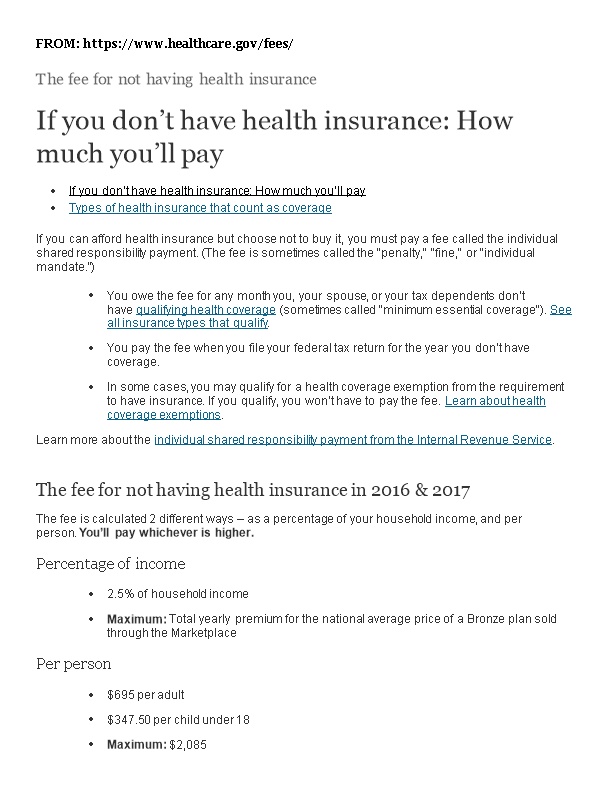 If You Don T Have Health Insurance: How Much You Ll Pay