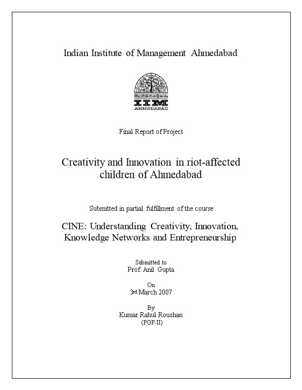 Indian Institute of Management Ahmedabad