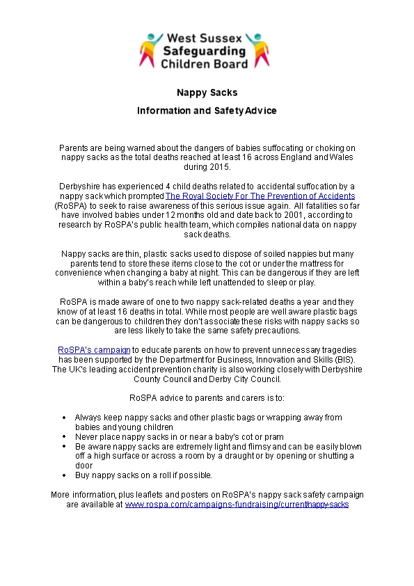 Information and Safety Advice