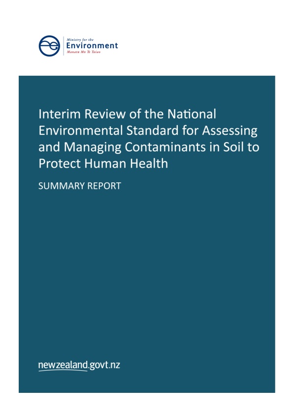 Interim Review of the National Environmental Standard for Assessing and Managing Contaminants