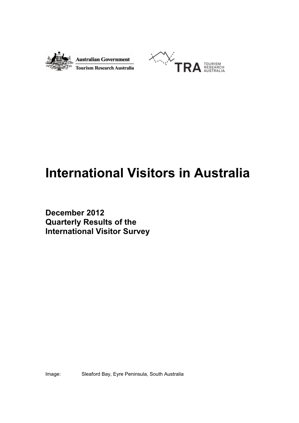 International Visitors in Australia