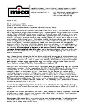 Internet Seminar Letter August 9, 1996