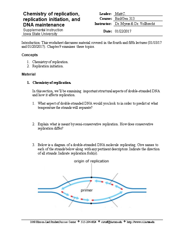 Introduction: This Worksheet Discusses Material Covered in the Fourth and Fifth Lectures