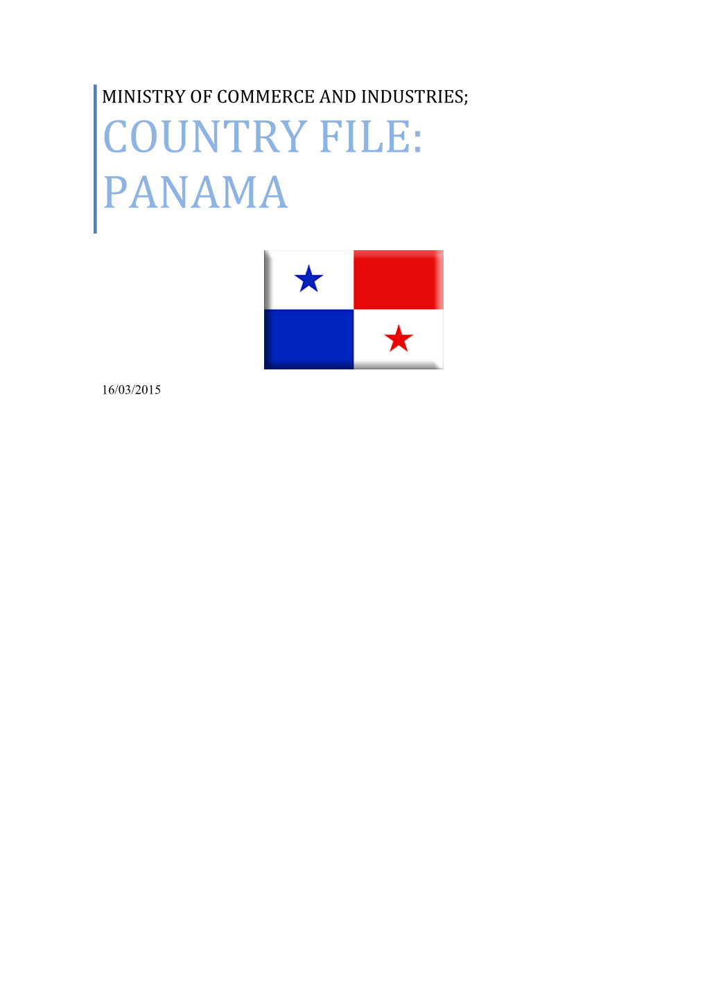 Introduction to Panama Economy