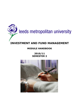 Investment and Fund Management
